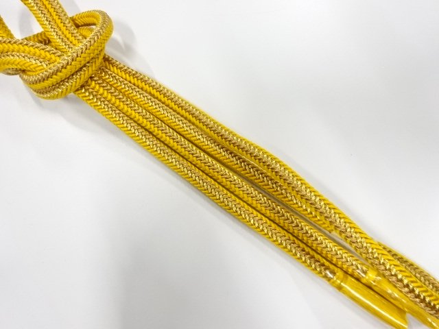 未使用品　正絹　手組帯締め